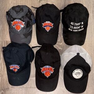 New Era Black and Gray Knicks Hats Collection